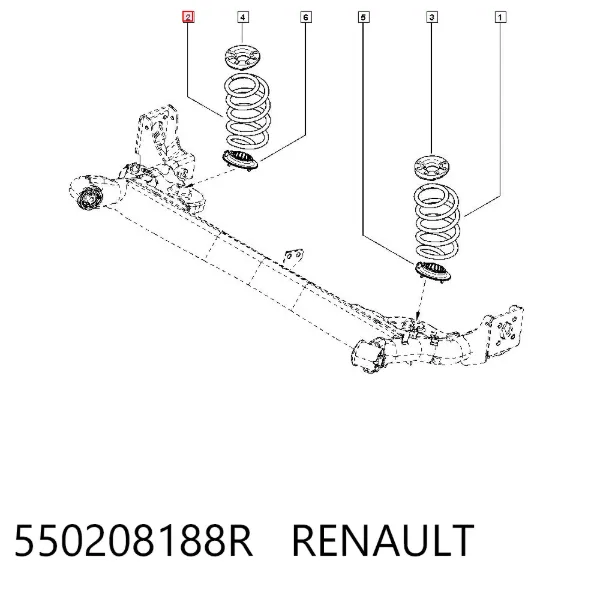 Muelle 550208188R Renault (RVI)