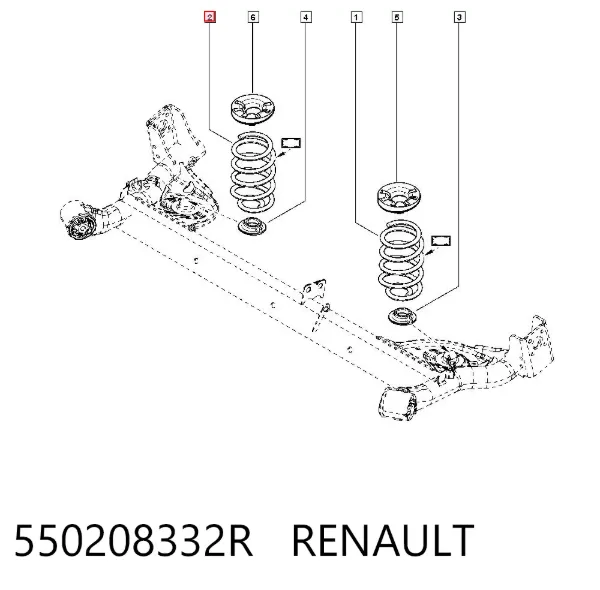 Muelle 550208332R Renault (RVI)