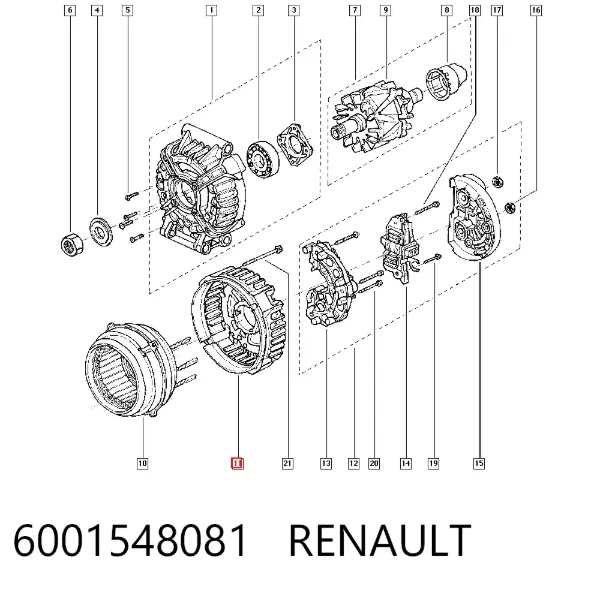  6001548081 Renault (RVI)