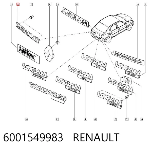  6001549983 Renault (RVI)