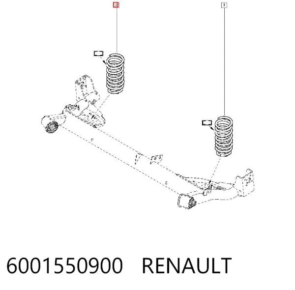 Muelle 6001550900 Renault (RVI)
