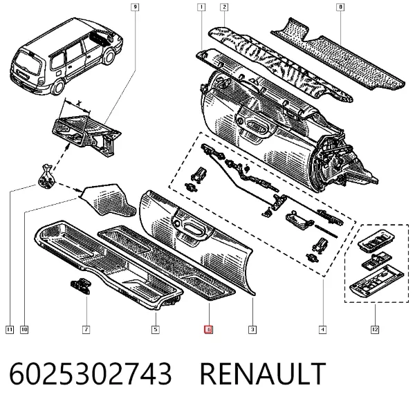  6025302743 Renault (RVI)