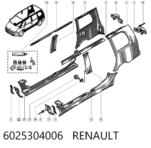  6025304006 Renault (RVI)