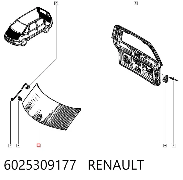 Capó Renault Espace III