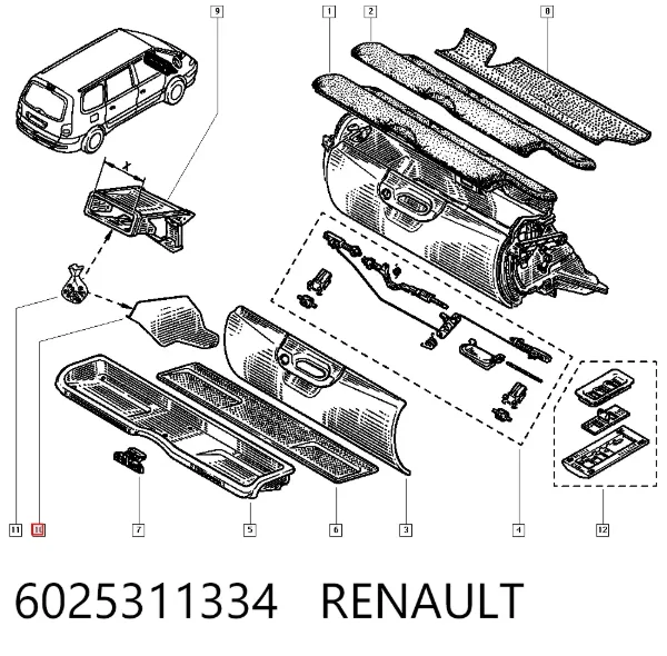  6025311334 Renault (RVI)
