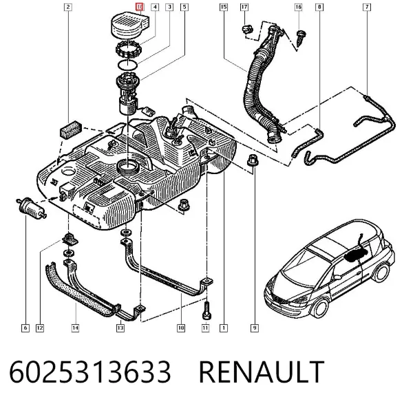  6025313633 Renault (RVI)
