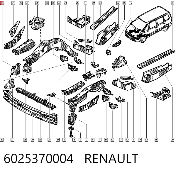  6025370004 Renault (RVI)