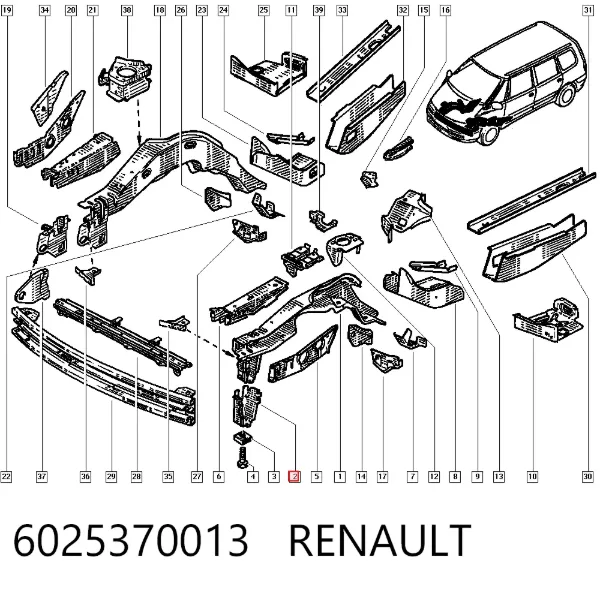  6025370013 Renault (RVI)