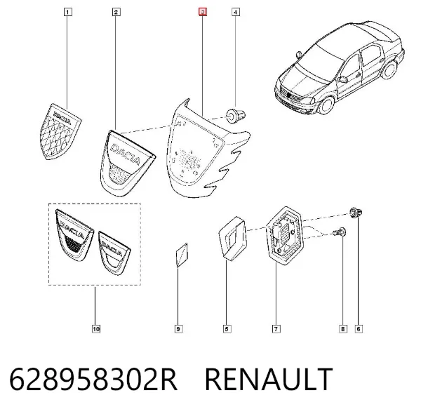  628958302R Renault (RVI)