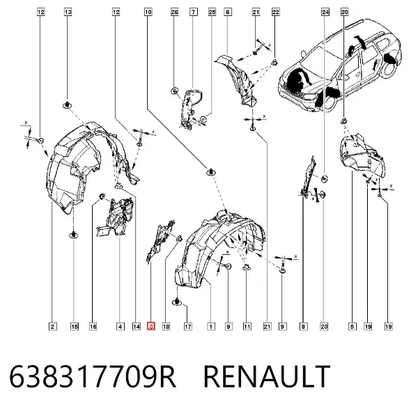  638317709R Renault (RVI)