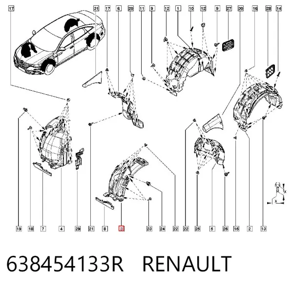  638454133R Renault (RVI)