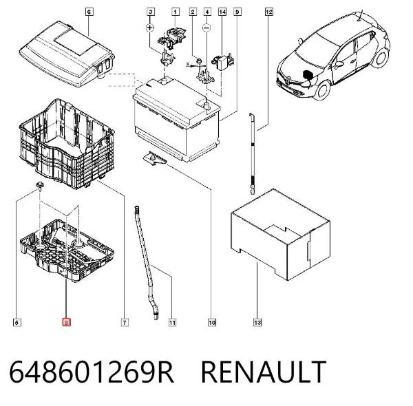  648601269R Renault (RVI)