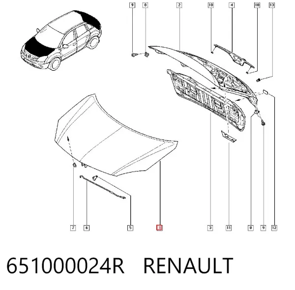 Capó 651000024R Renault (RVI)
