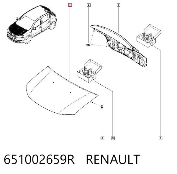 Capó 651002659R Renault (RVI)