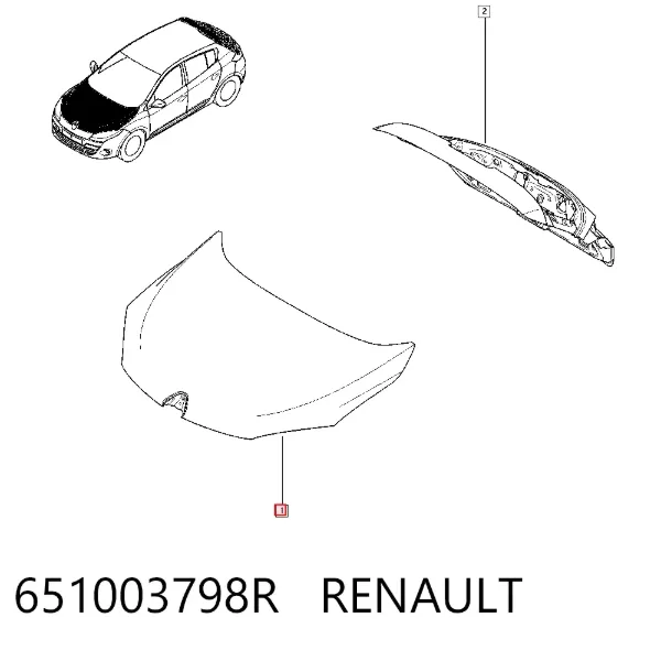 Capó 651003798R Renault (RVI)