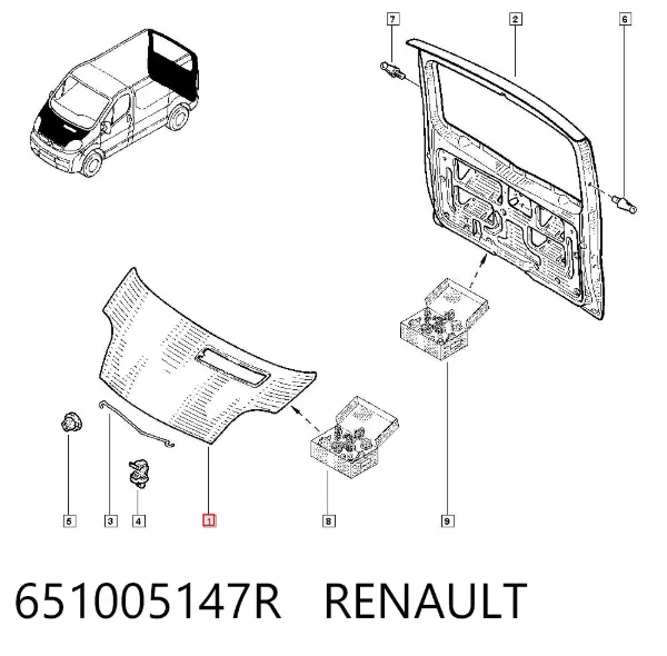 Capó 651005147R Renault (RVI)