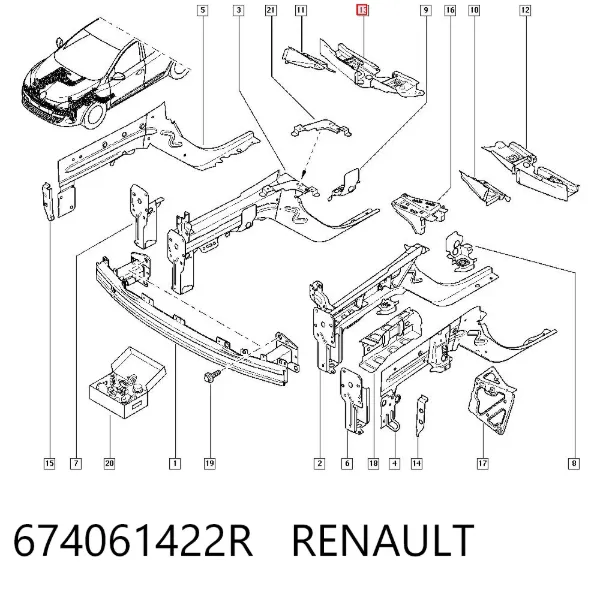  674061422R Renault (RVI)