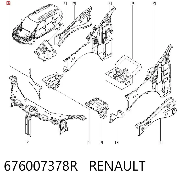 676007378R Renault (RVI)