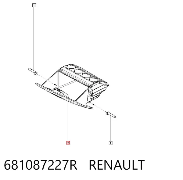 Guantera 681087227R Renault (RVI)