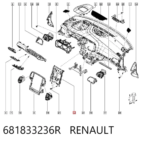  681833236R Renault (RVI)