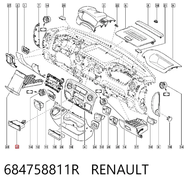  684758811R Renault (RVI)