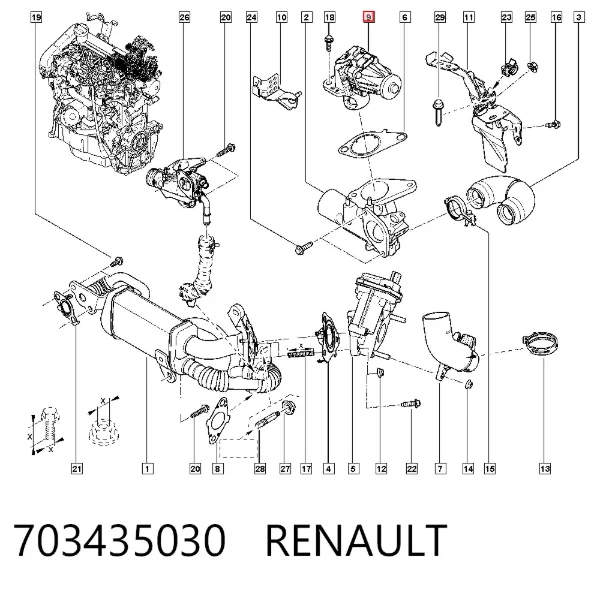  703435030 Renault (RVI)