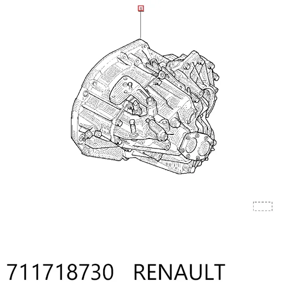 Caja de cambios 711718730 Renault (RVI)