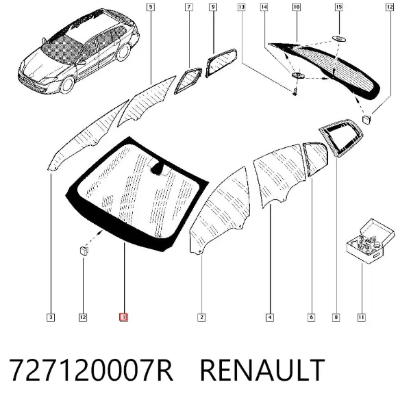 Parabrisas 727120007R Renault (RVI)