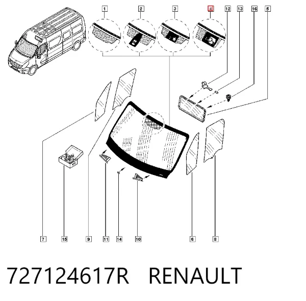 Parabrisas 95527957 General Motors