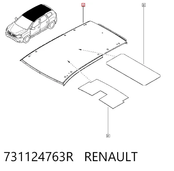 Techo 731124763R Renault (RVI)