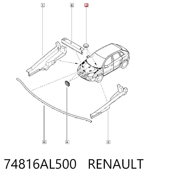  74816AL500 Renault (RVI)