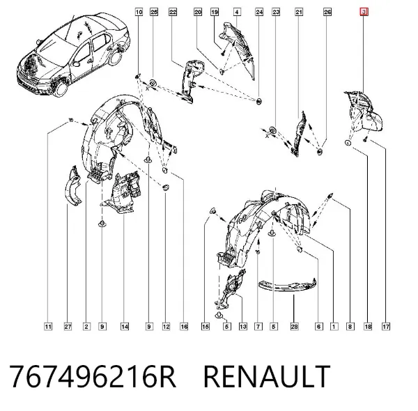  767496216R Renault (RVI)