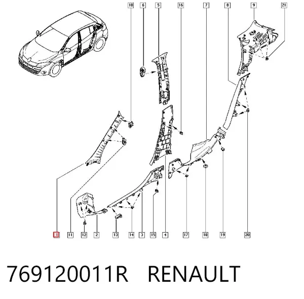  769120011R Renault (RVI)