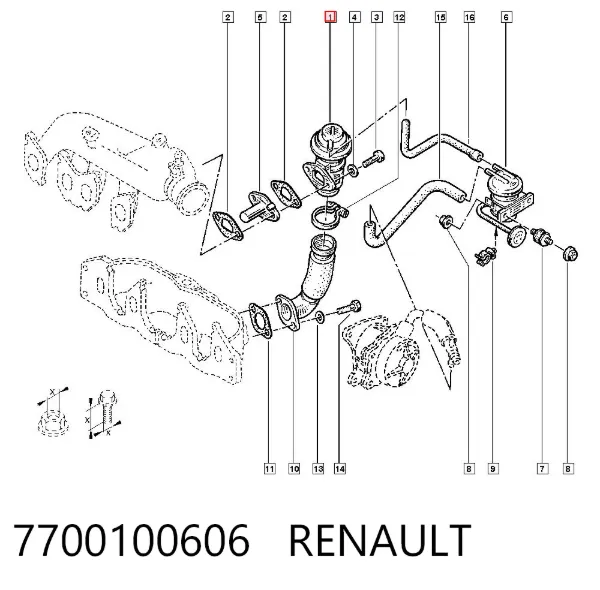 Válvula EGR Renault Megane SCENIC