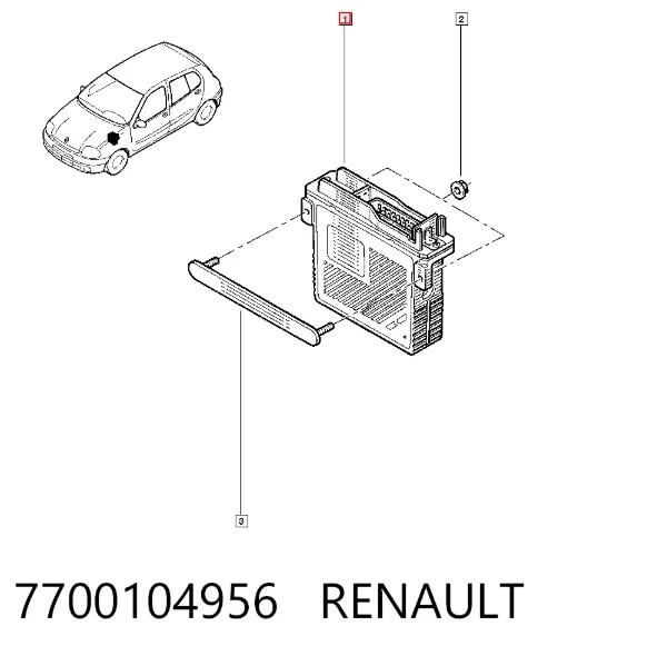 ECU 7700104956 Renault (RVI)