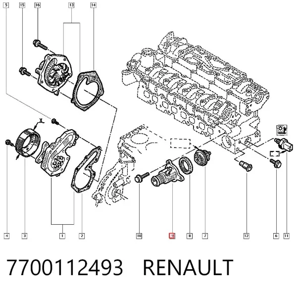 Tapacubos 7700112493 Renault (RVI)