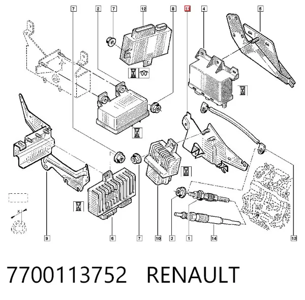  7700113752 Renault (RVI)