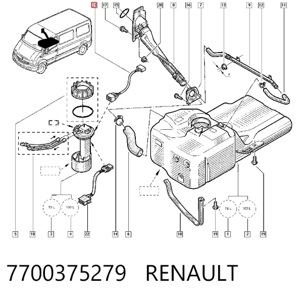  7700375279 Renault (RVI)