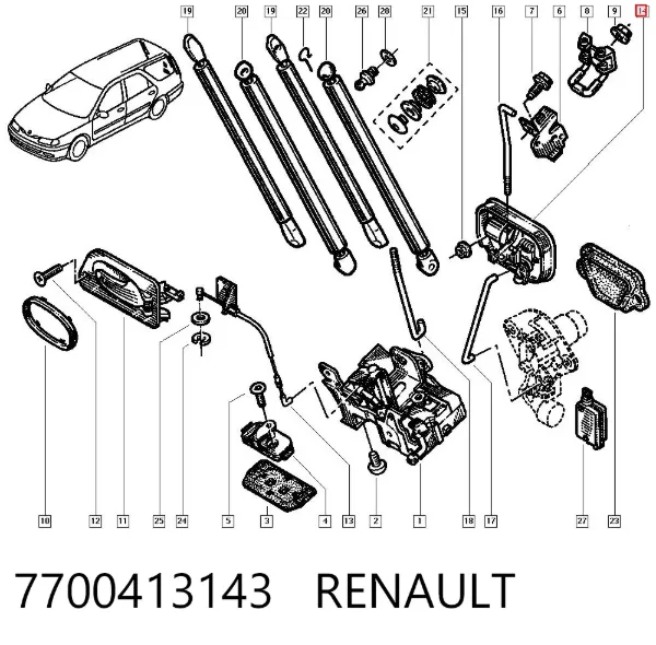  7700413143 Renault (RVI)