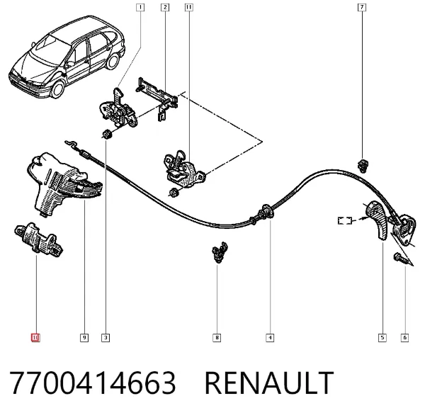  7700414663 Renault (RVI)