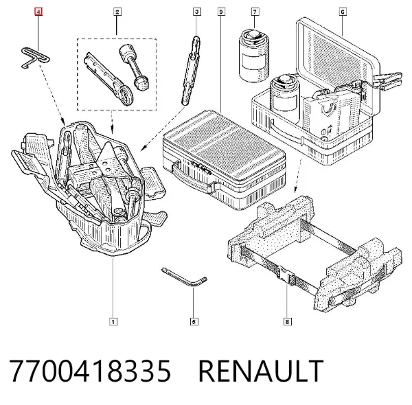  7700418335 Renault (RVI)