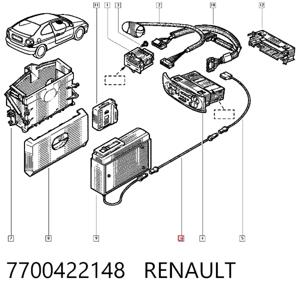  7700422148 Renault (RVI)