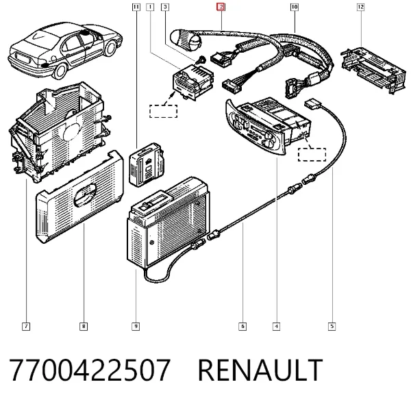  7700422507 Renault (RVI)