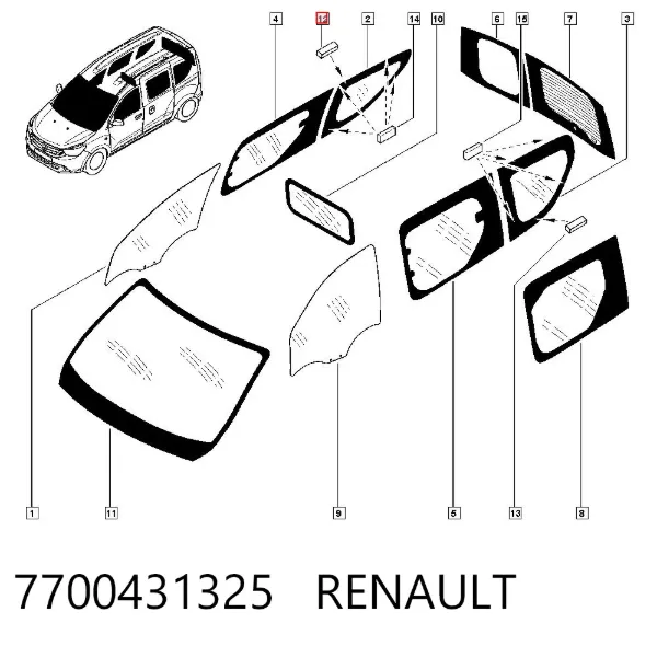  7700431325 Renault (RVI)