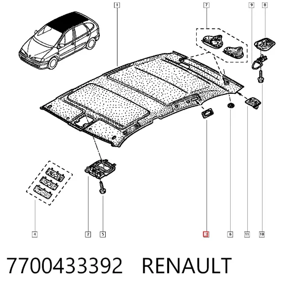  7700433392 Renault (RVI)