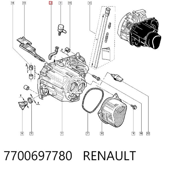  7700697780 Renault (RVI)