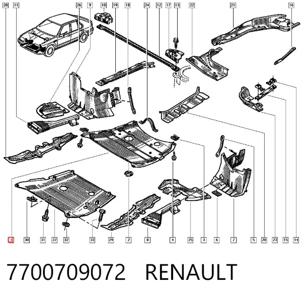  7700709072 Renault (RVI)