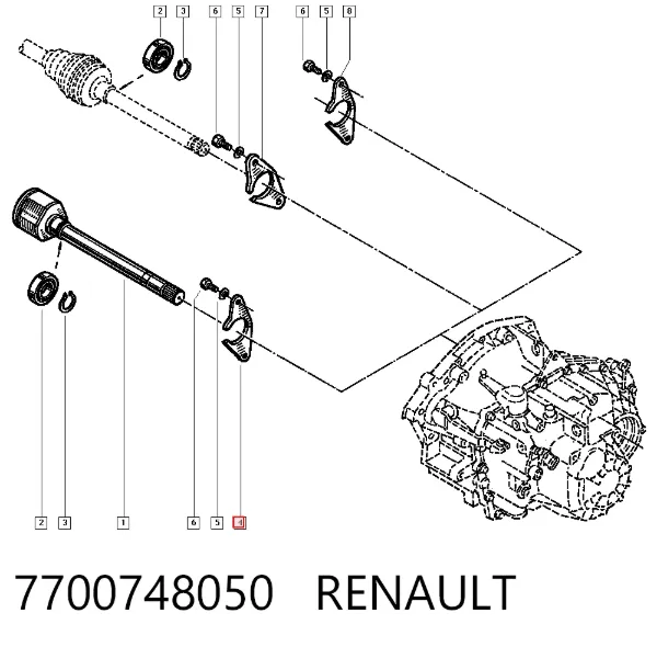  7700748050 Renault (RVI)