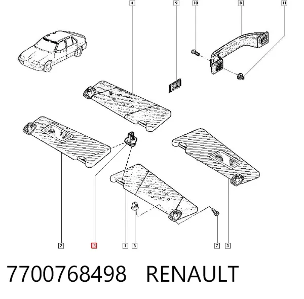  7700768498 Renault (RVI)