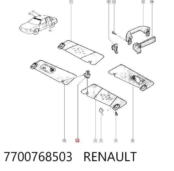  7700768503 Renault (RVI)